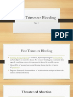 First Trimester Bleeding Causes and Risks