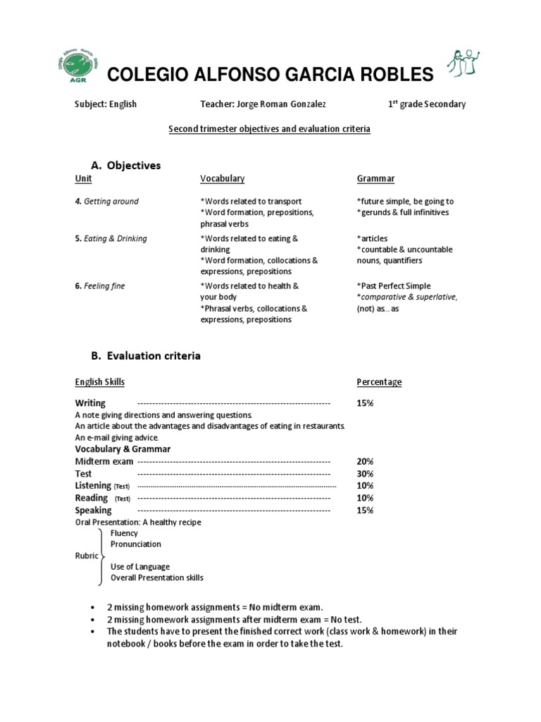 English Guidelines | PDF | English Language | Homework