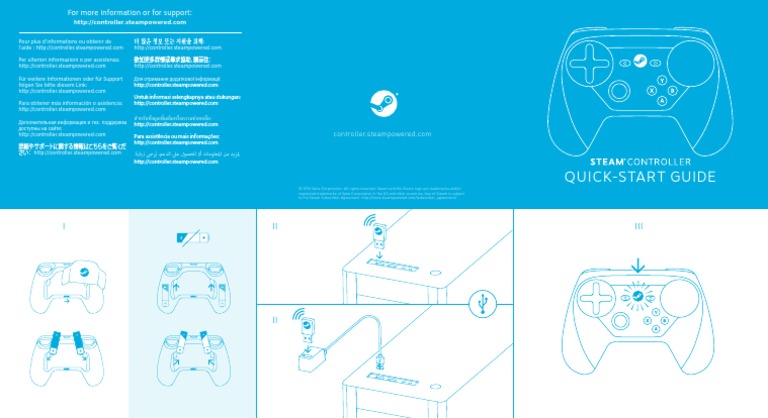 SteamController QuickStartGuide2016 | PDF | Technology & Engineering