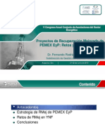Proyectos de Recuperación Mejorada de PEMEX EyP - Retos y Oportunidades PDF