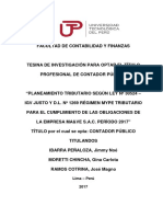 Jimmy Ibarra - Gina Moretti - Jose Ramos - Trabajo de Suficiencia Profesional - Titulo Profesional - 2017 PDF