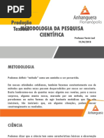 Metodologia Da Pesquisa Científica e Normas ABNT