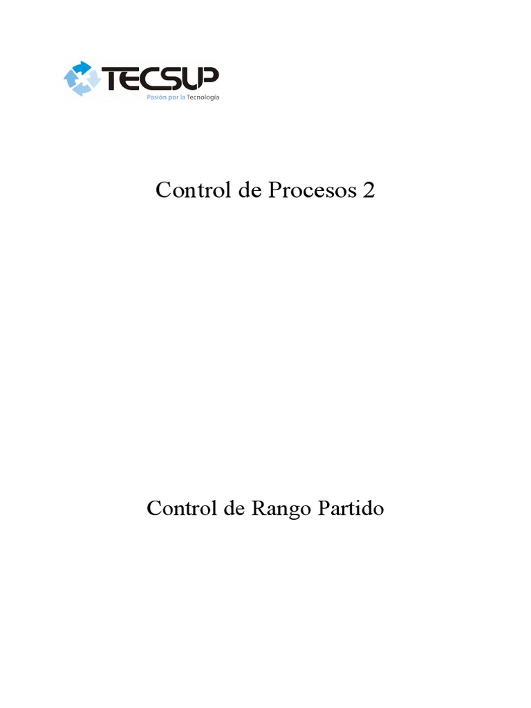 Control de Rango Partido en Temperatura | PDF | Relé | Sistema de control