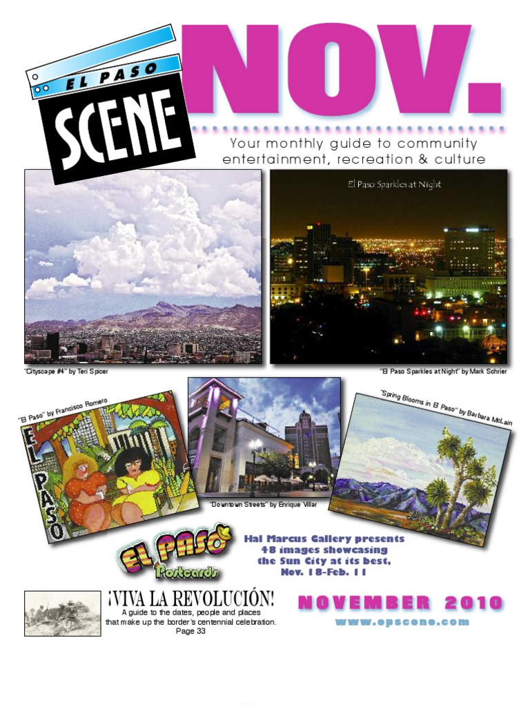 El Paso Scene November 2010 | PDF | El Paso | Ciudad Juárez