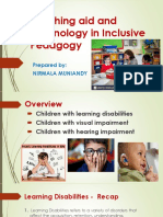 Teaching Aid and Technology in Inclusive Pedagogy: Prepared By: Nirmala Muniandy