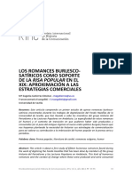 Los Romances Burlesco Satíricos Como Soporte de La Risa Popular en El XIX: Aproximación A Las Estrategias Comerciales