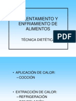 Calentamiento y Enfriamiento