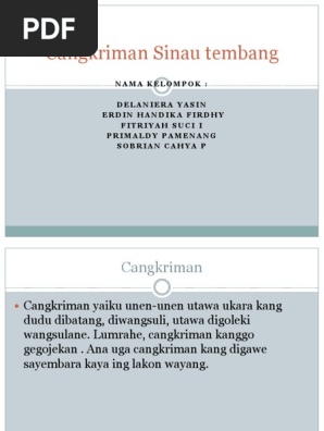 Cangkriman Sinau Tembang Pdf