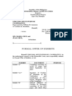 Municipal Court Exhibits List