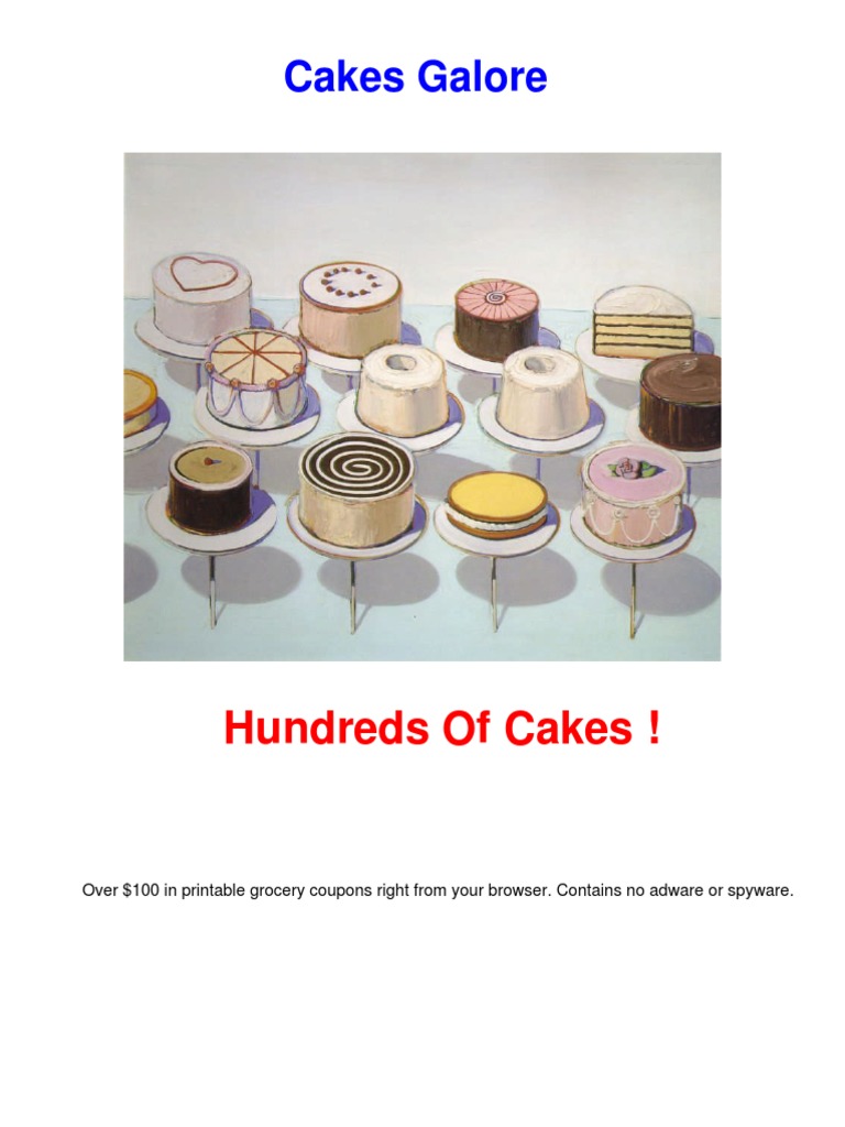 1000PagesofCakeRecipes.pdf Icing (Food) Cakes Free 30day