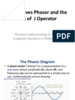 Sine Waves Phasor and The Use of J Operator: The Easy Understanding of Real & Imaginary Numbers in Mathematics