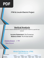 Lincoln Electric Itw - Cost Management Project