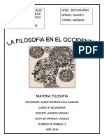 La filosofía occidental desde sus orígenes en la antigua Grecia