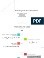 KISI RESIPROKAL - Analisis Fourier Basis