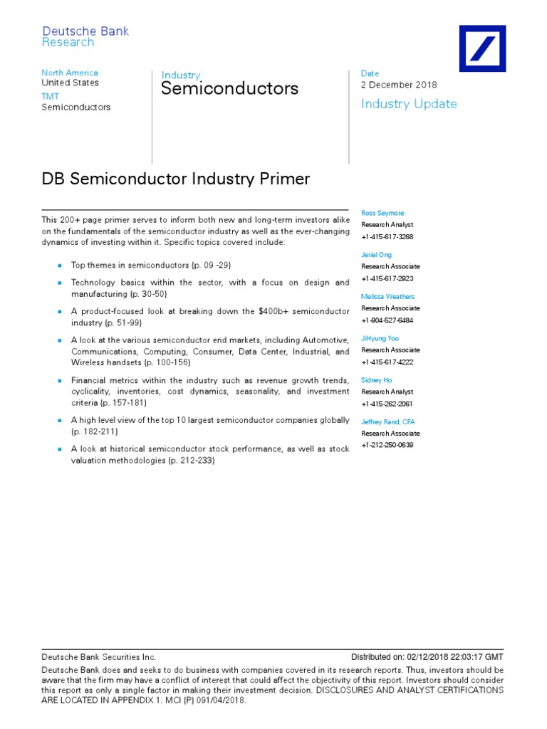 Db Semi Primer 12 08 2018 Pdf Microprocessor Electronics