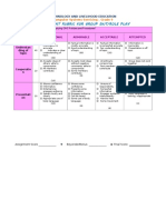 Role Play Rubrics OHS Policy