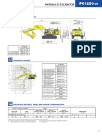 Hydraulic Excavator: Backhoe Dimensions