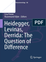 (Contributions To Phenomenology 86) Lisa Foran, Rozemund Uljée (Eds.) - Heidegger, Levinas, Derrida - The Question of Difference-Springer International Publishing (2016) PDF