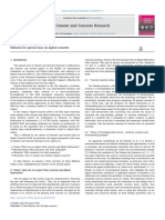 Editorial For Special Issue On Digital Concrete PDF