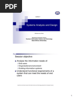 Lecture 1 (System Analysis and Design)