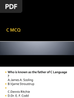 C  MCQ
