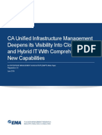 CA Unified Infrastructure Management Deepens Its Visibility Into Cloud and Hybrid IT With Comprehensive New Capabilities