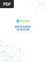 White Paper of Kucoin: Kucoin - A World-Class Cryptocurrency Exchange Platform