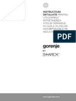 Gorenje PLITĂ INCORPORABILĂ VITROCERAMICĂ CU INDUCŢIE PDF