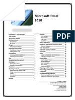 Microsoft Excel 2010: Computer Resource Center, Inc