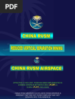 China RVSM | PDF | Air Traffic Control | Instrument Flight Rules