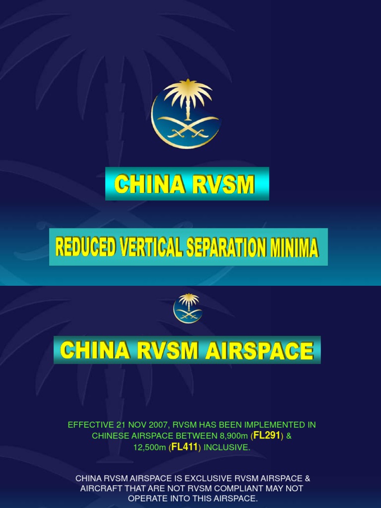 China RVSM | PDF | Air Traffic Control | Transponder (Aeronautics)