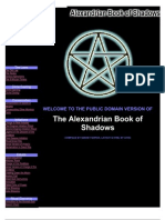 Alexandrian Book of Shadows 0595128459