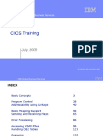 CICS Training July 2009