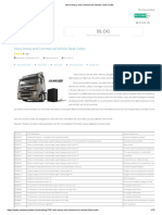 Volvo Heavy and Commercial Vehicle Fault Codes