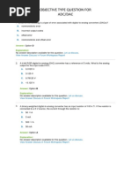 Objective Type Question For Adc/Dac: A. B. C. D