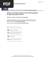 Design and Implementation of 3D Model Database For General Purpose 3D GIS