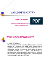 Child Psychiatry by Dr. Fatima