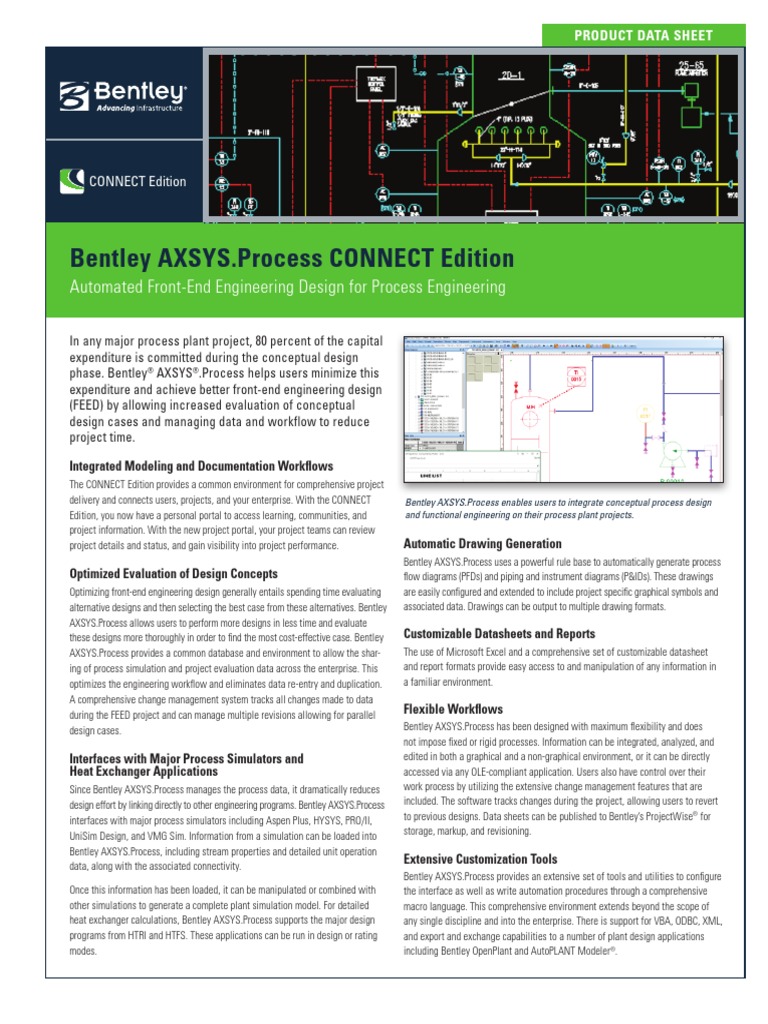 Bentley AXSYS Product Datasheet | PDF | Engineering Design Process ...