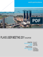 PLAXIS Singapore (2011) - User Meeting 001 PDF