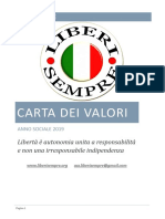 carta dei valori