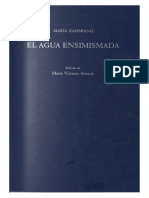 Zambrano, María (El Agua Ensimismada) PDF