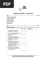 Inspection Checklist 1 - Footing and Foundation | PDF | Basement | Concrete