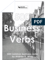 500 Common Business Verbs English To Spanish