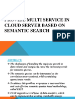 Provide Multi Service in Cloud Server Based On Semantic Search