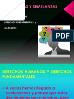 Derechos Fundamentales Diferencias PDF