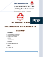 Monografia-Recursos Hmanos, Organimetria y Instrumentos de Gestion