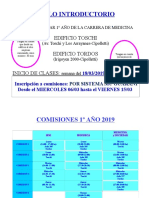 Instructivo Comisiones Introductorio HORARIO 1º Año 2019