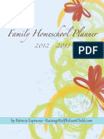 Family Homeschool Planner