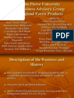 New England Forest Products SBA Presentation