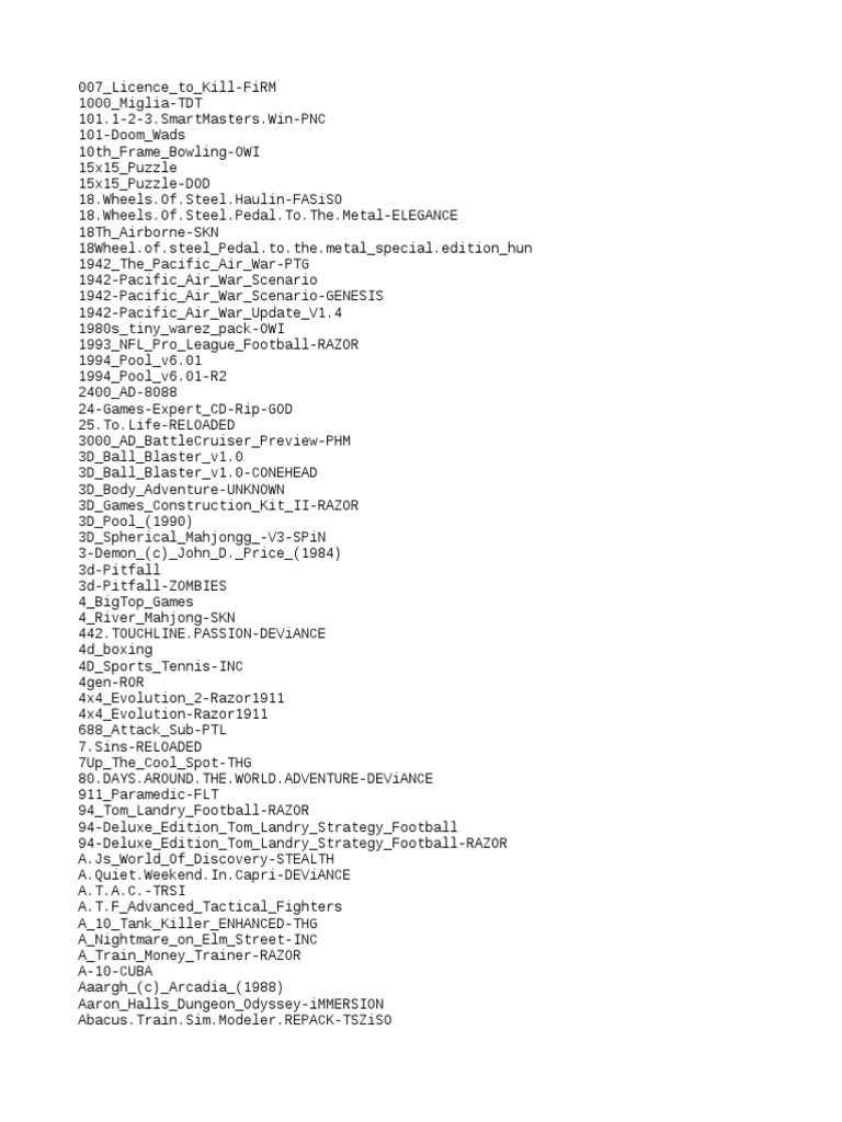Scene Release Titles PDF Leisure Sports